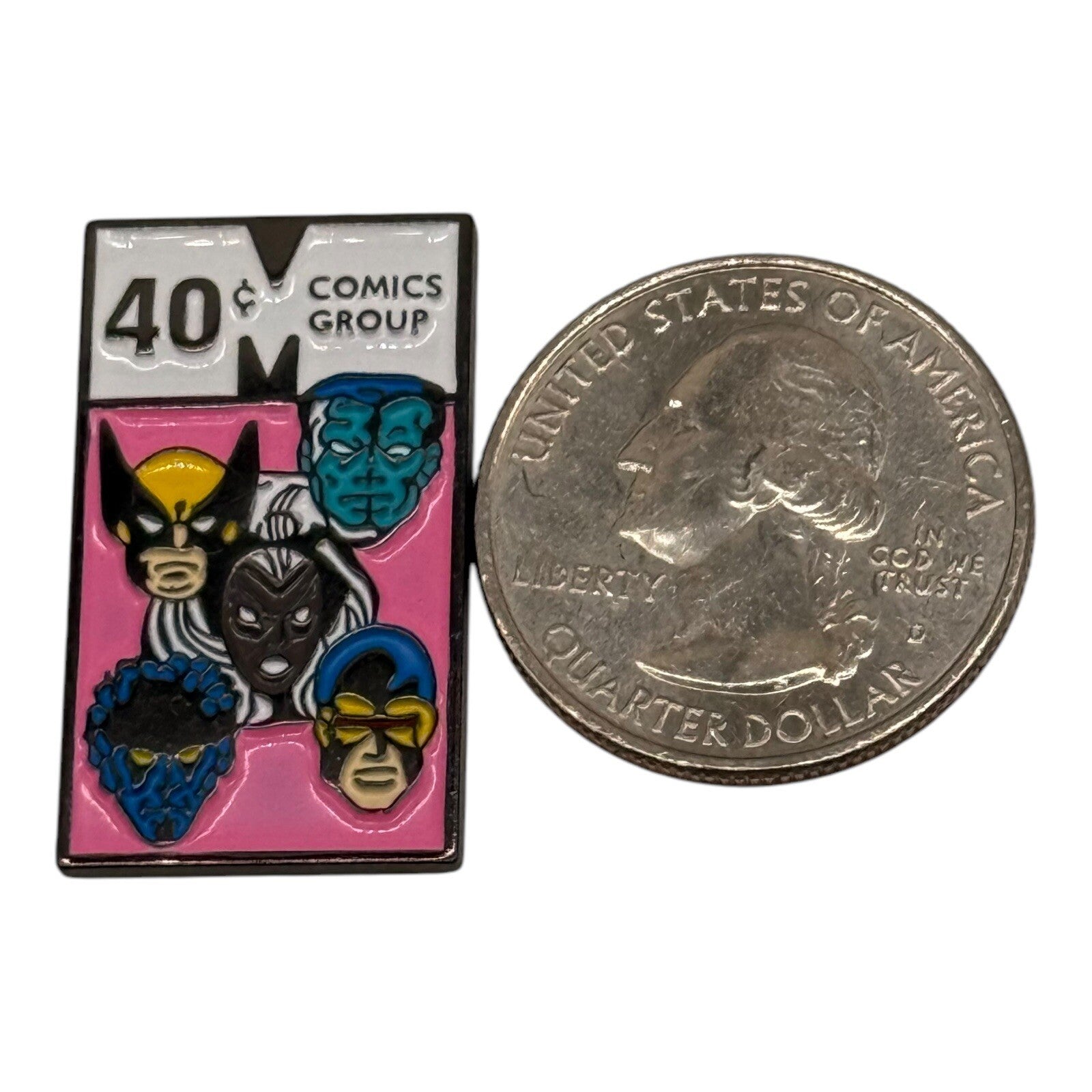 Marvel Comics X-Men Enamel Pin Wolverine Storm Cyclops Nightcrawler Comic Book