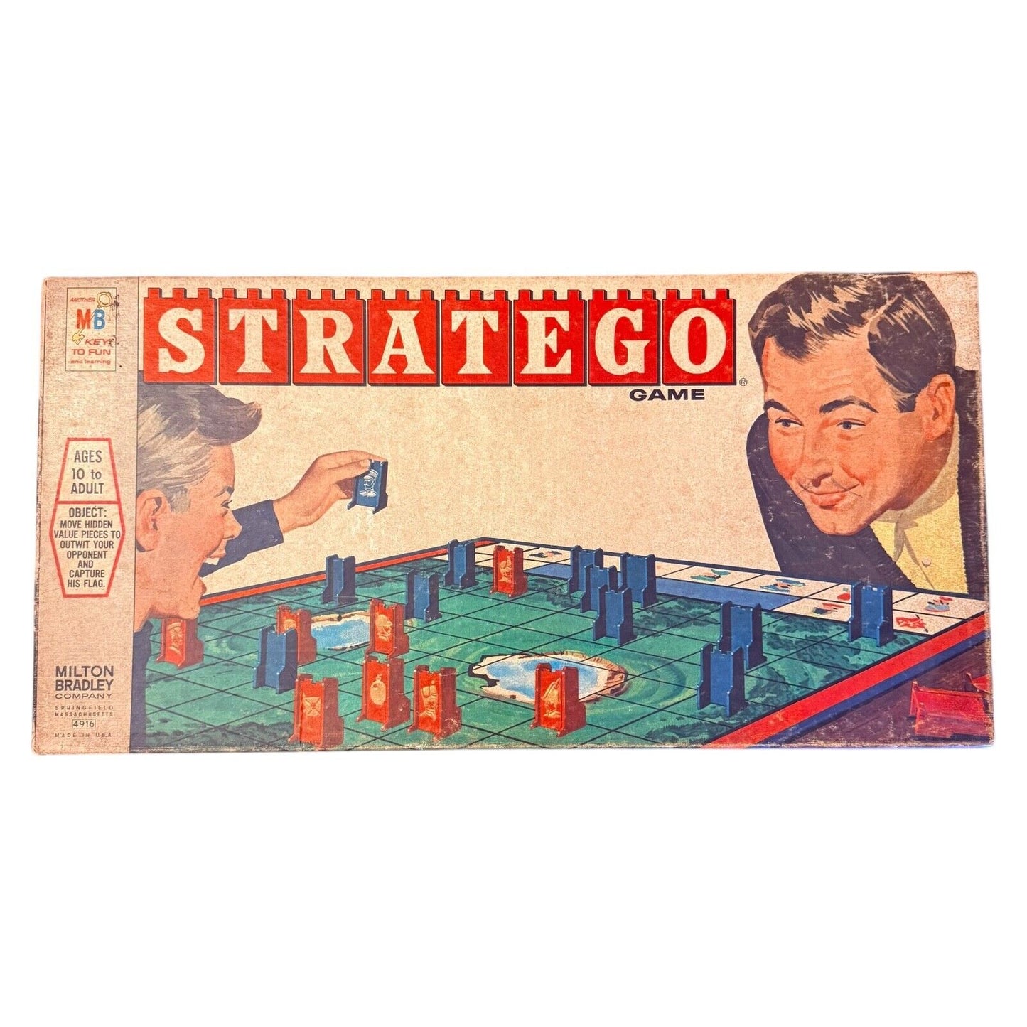 Stratego Board Game Milton Bradley 1970 – Vintage Strategy Classic