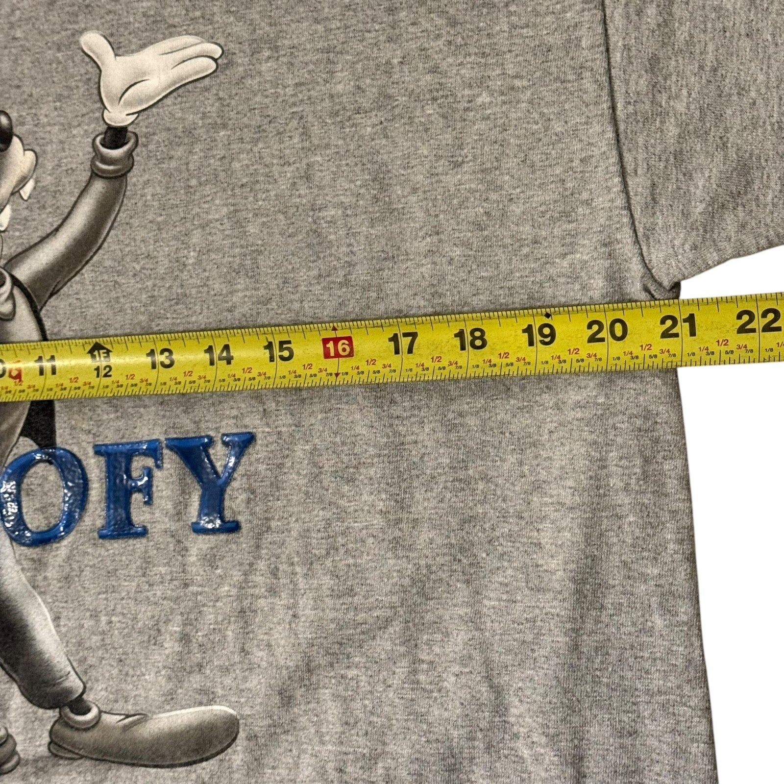 Vintage Walt Disney World Goofy Mickey Shirt Men's Large – Gel Print Design