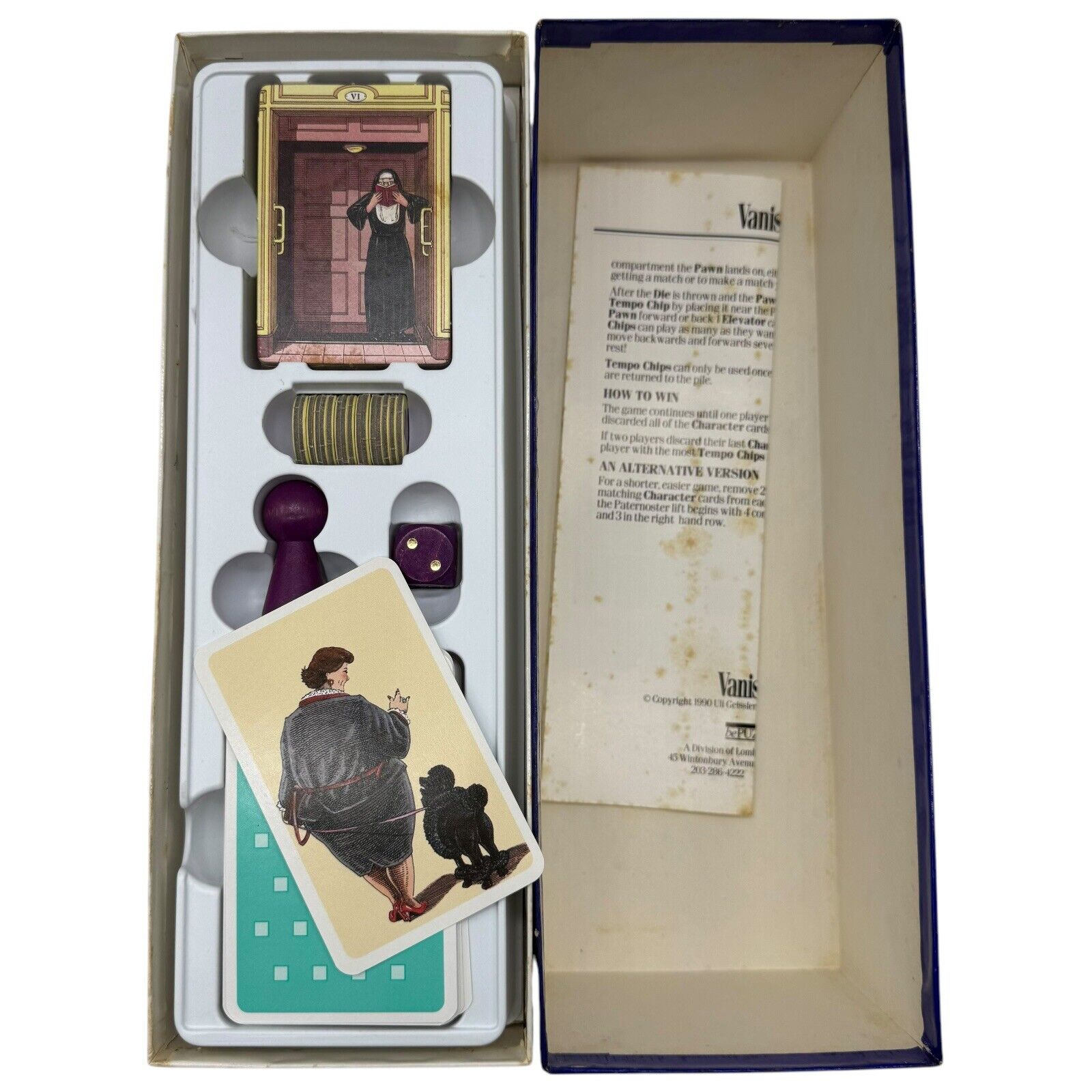 VANISHED Game of Mystery Observation Skills Bepuzzled Paternoster 1990 Memory