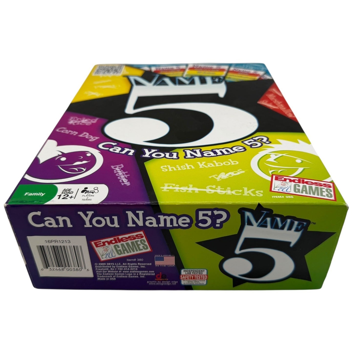 Name 5 Board Game Endless Games Quick Thinking Party Trivia Family Night \