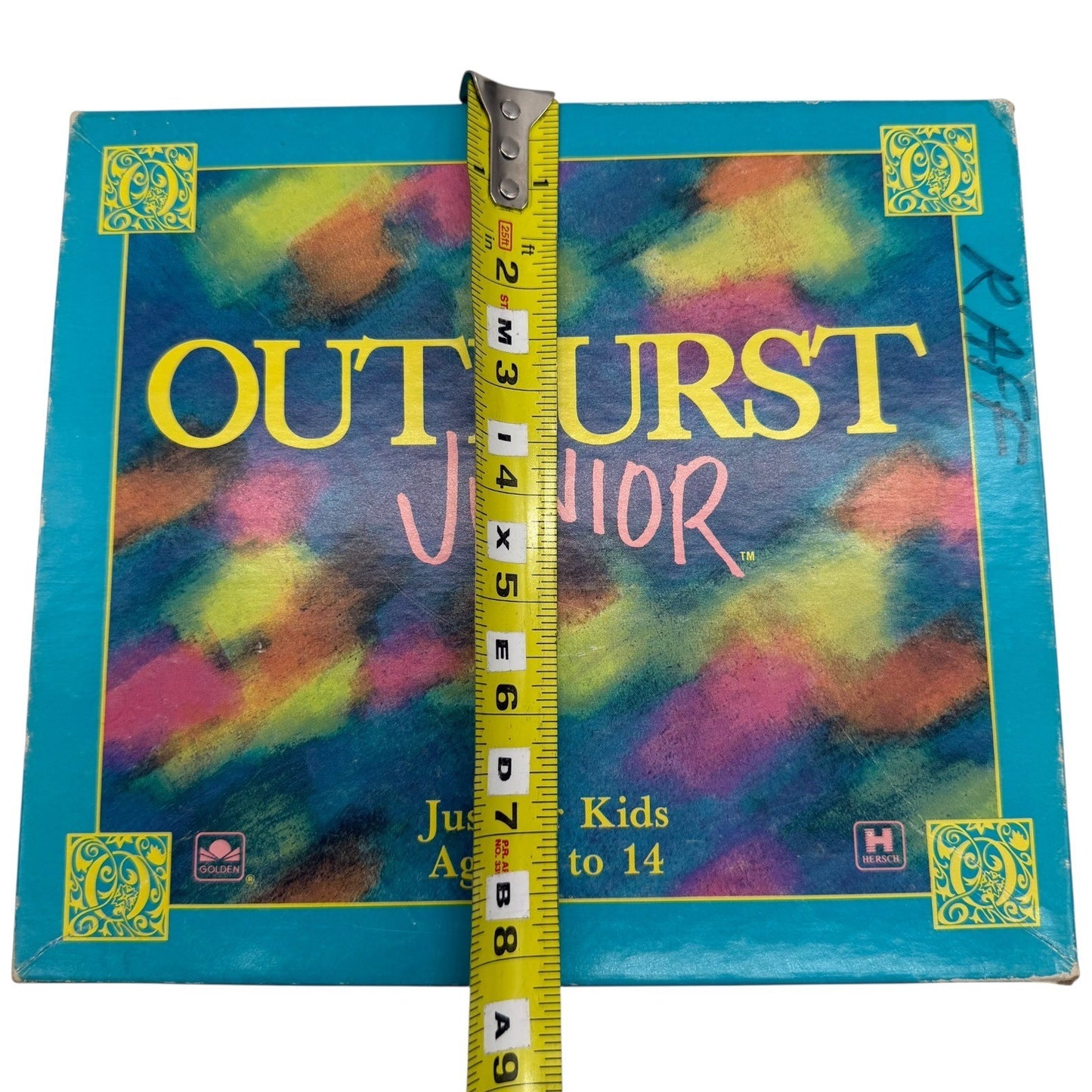 Vintage 1989 Outburst Junior Board Game Hersch and Company Ages 7 to 14 4253