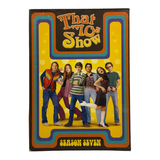 That 70s Show Season Seven DVD 4-Disc Set Complete Season 7 Used