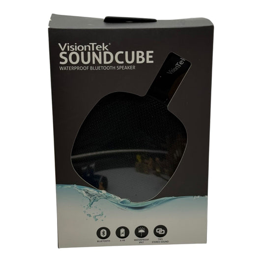 VisionTek Soundcube Waterproof Bluetooth Speaker IPX7 Stereo Sound 6H Play
