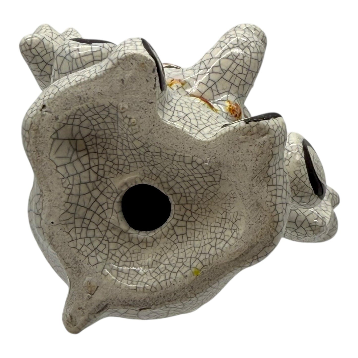 Vintage Crackle Glaze Elephant Salt & Pepper Shakers – Made in Japan No Stoppers