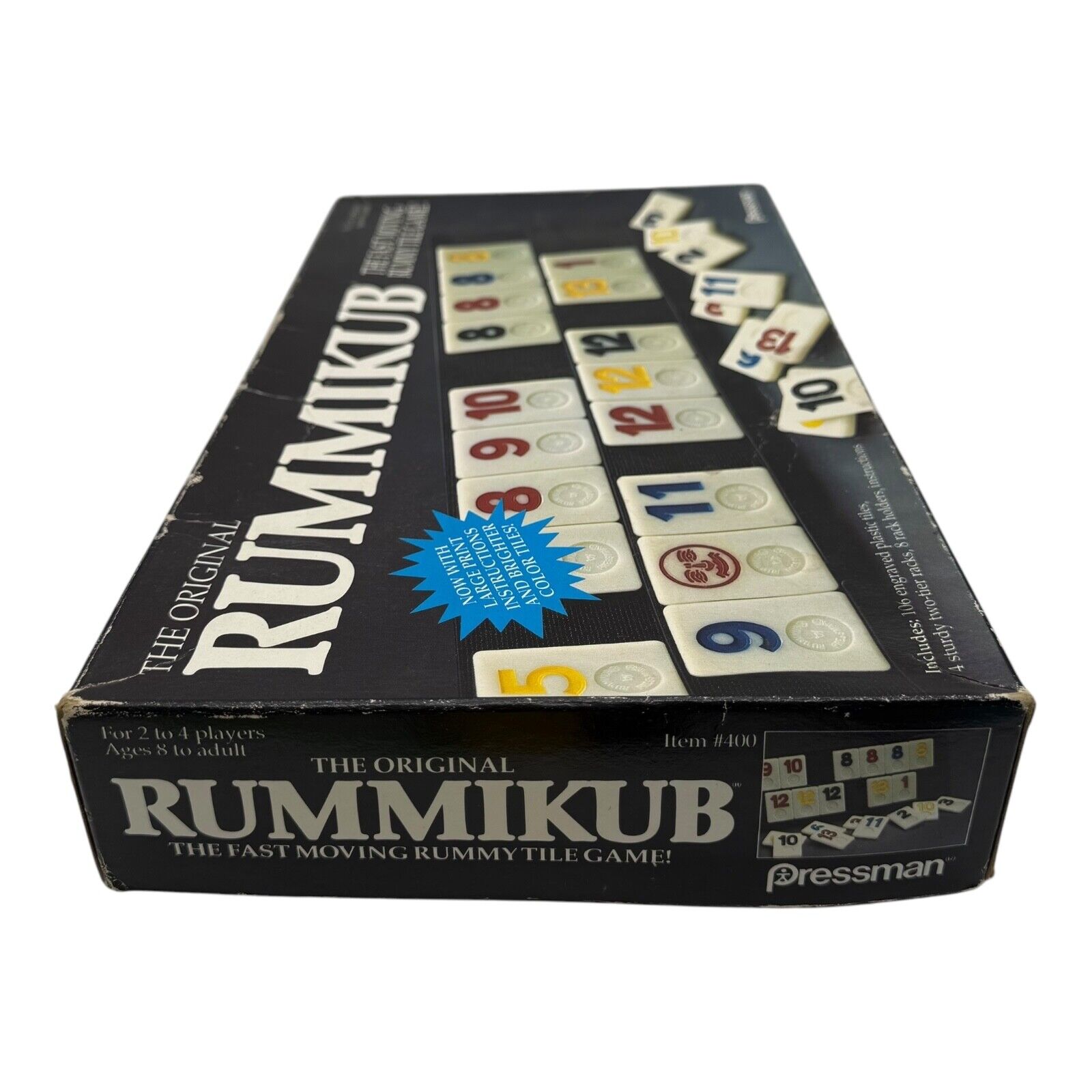 Rummikub Tile Game 1990 Pressman – Vintage Rummy Set with Box