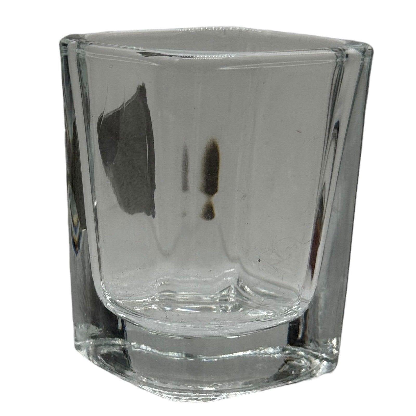 Irish Shot Glass Souvenir Shamrock Harp Pewter Emblem Barware Collectible
