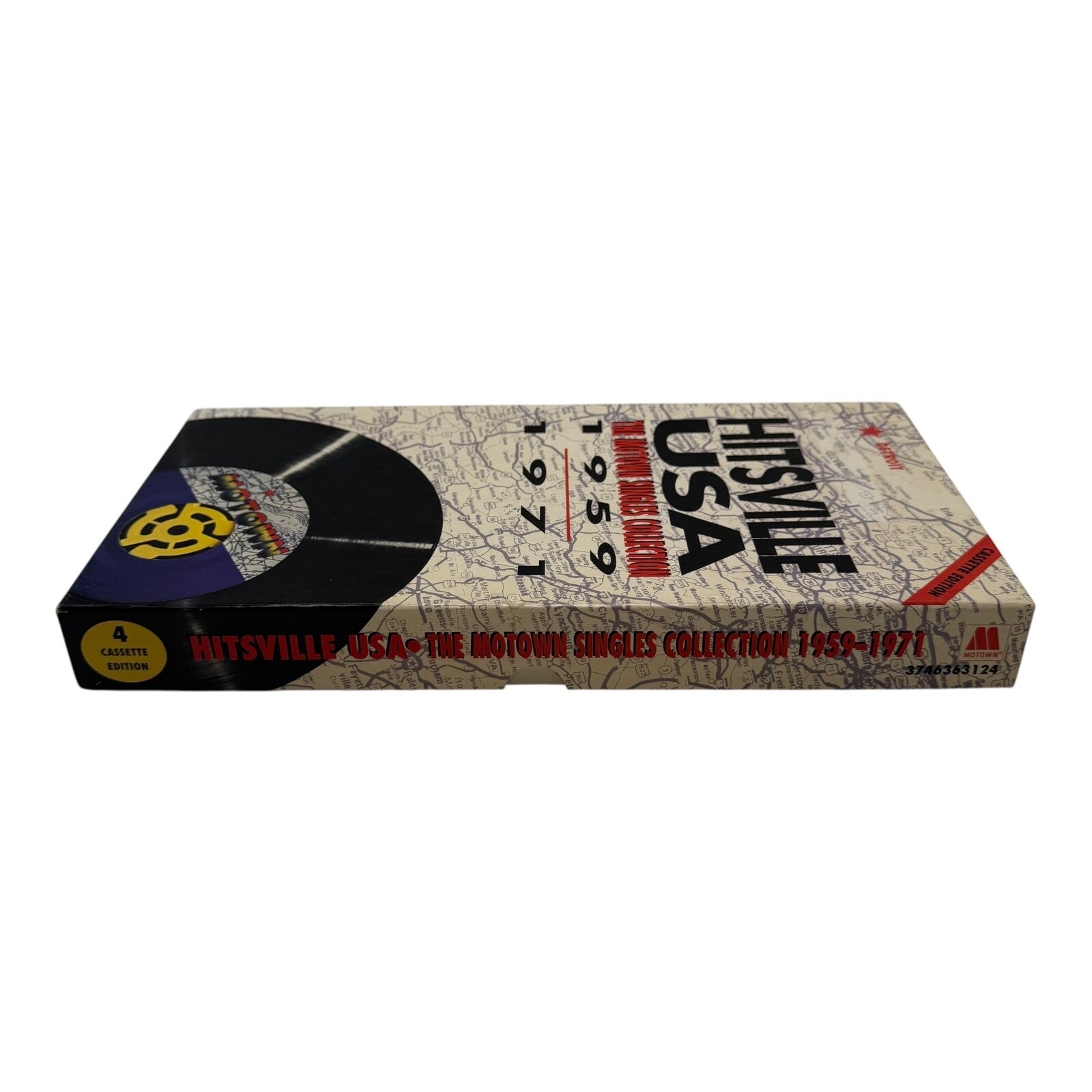 HITSVILLE USA The Motown Singles Collection 4 Cassette Tapes 1959 - 1971 Box Set