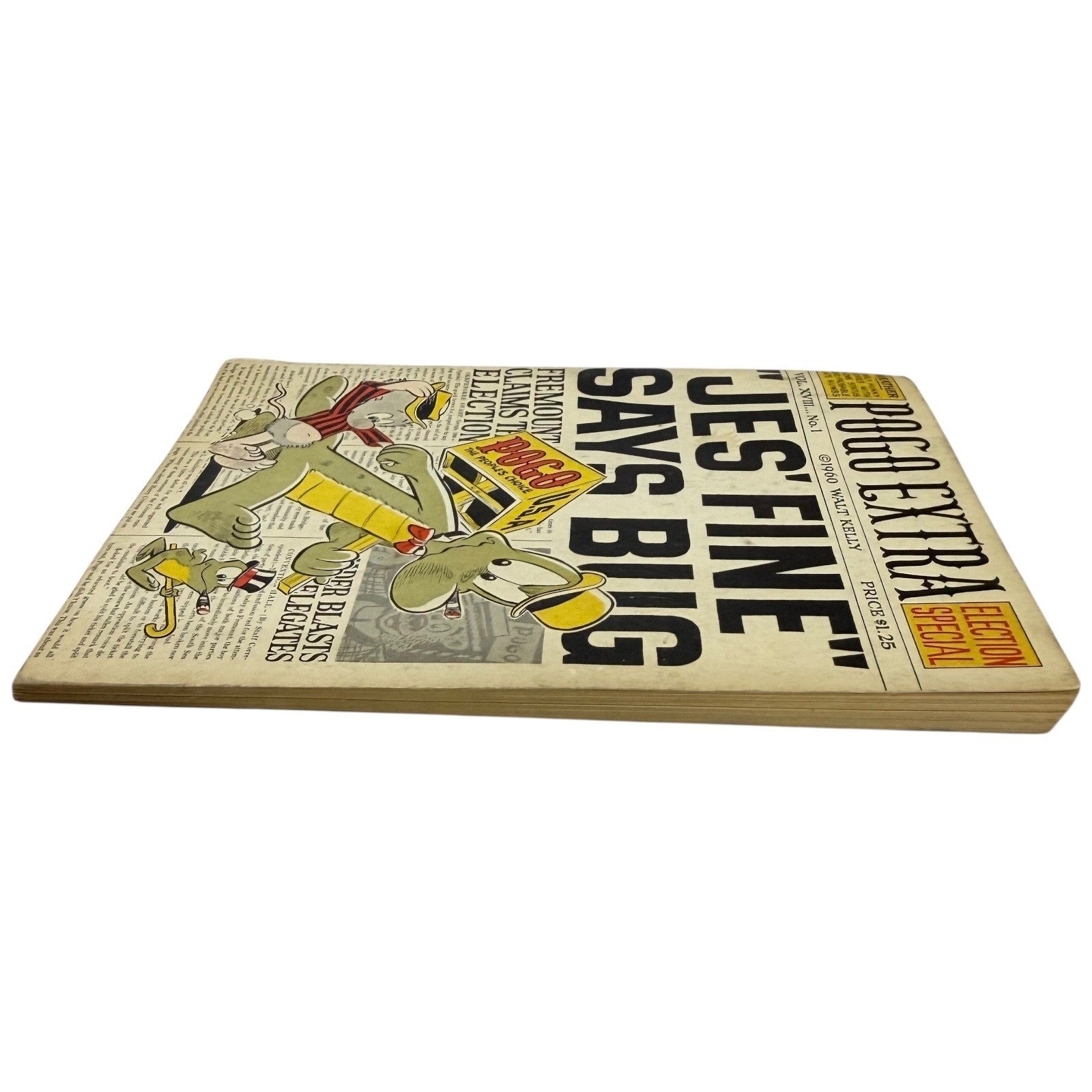 Pogo Extra Election Special "Jes Fine Says Bug" 1960 Walt Kelly Comic Book