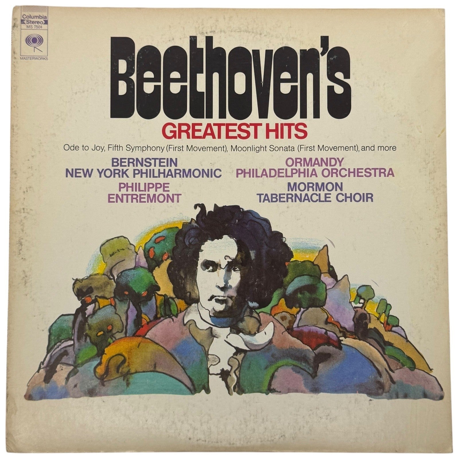 Beethovens Greatest Hits Vinyl Record Columbia Masterworks 7504 Classical Music