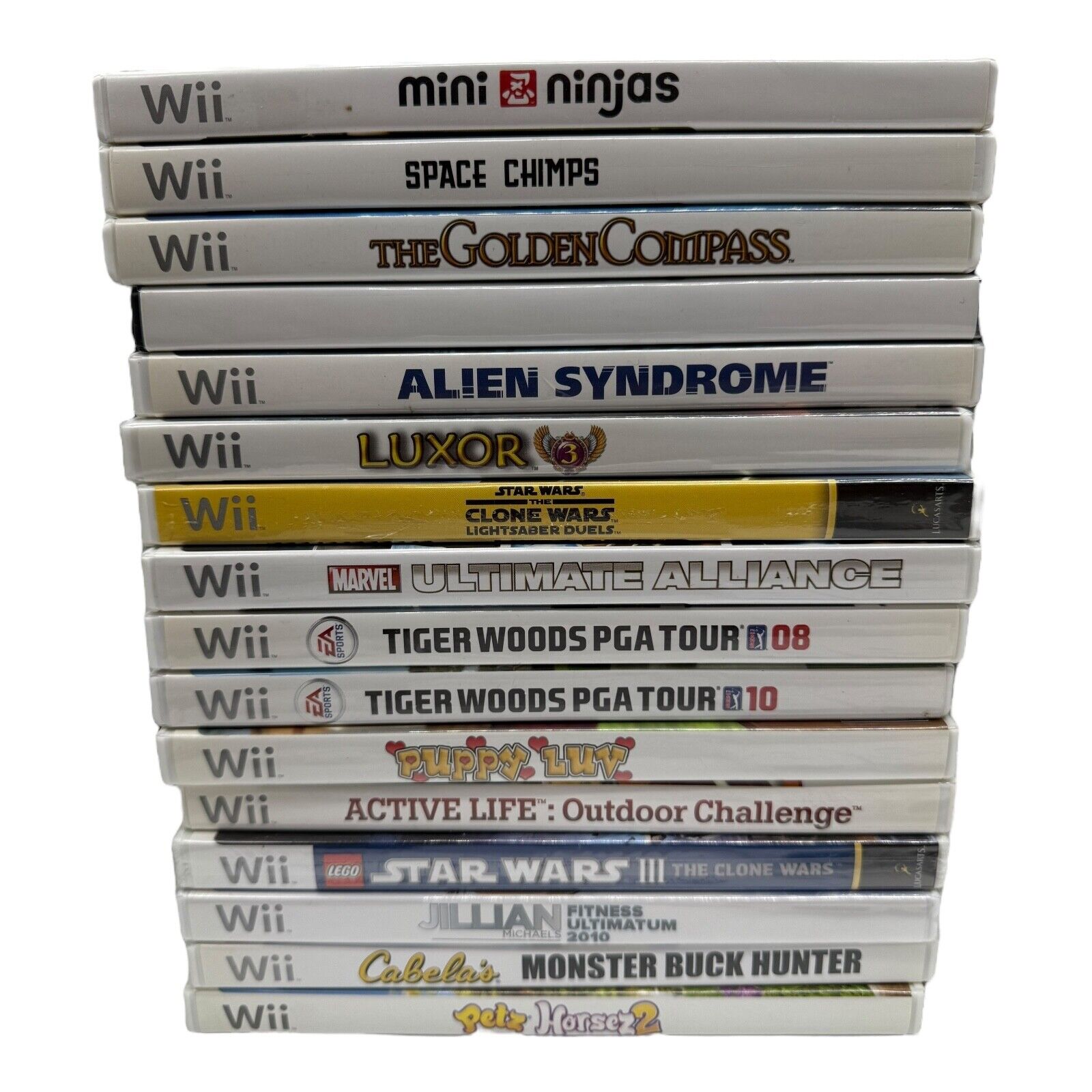Nintendo Wii Console Mega Bundle with Accessories & 32 Games