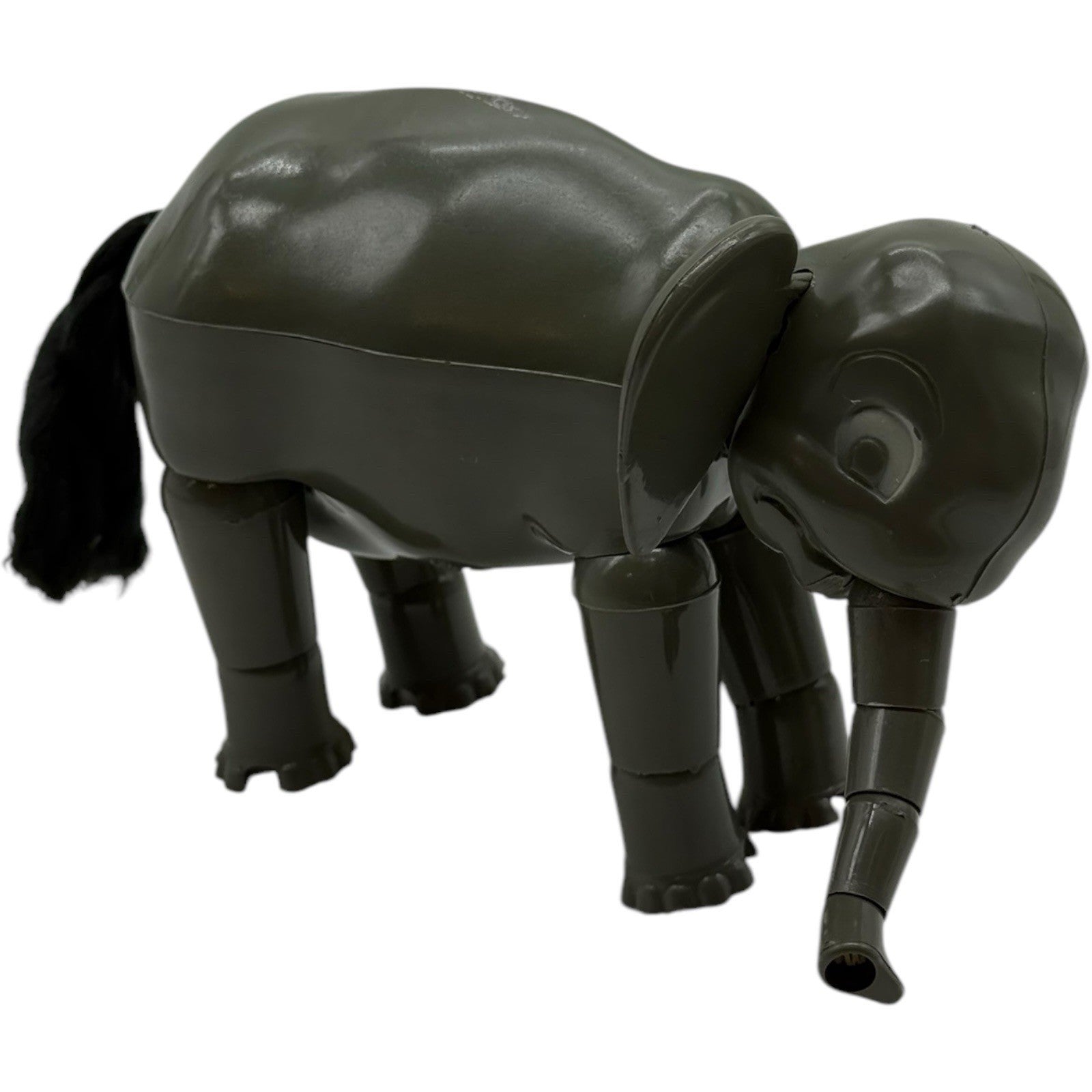 Vintage Revell Hard Plastic Articulated Wild Zoo Elephant Animal