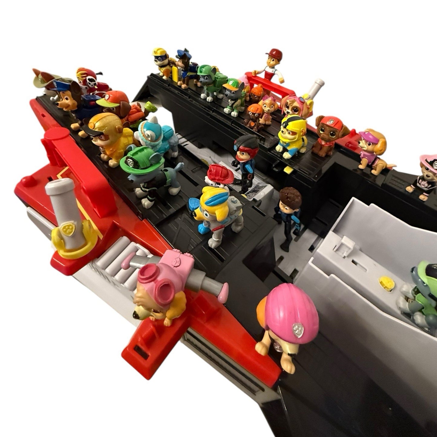 PAW Patrol Aircraft Carrier HQ w/ Lights, Sounds & Over 35 Figures