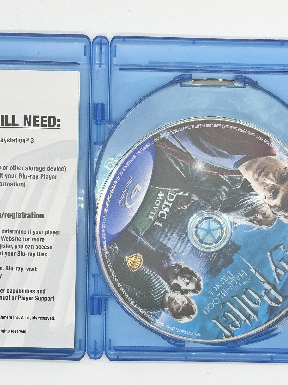 Harry Potter and the Half-Blood Prince-two disc set-Blu Ray and DVD-year six