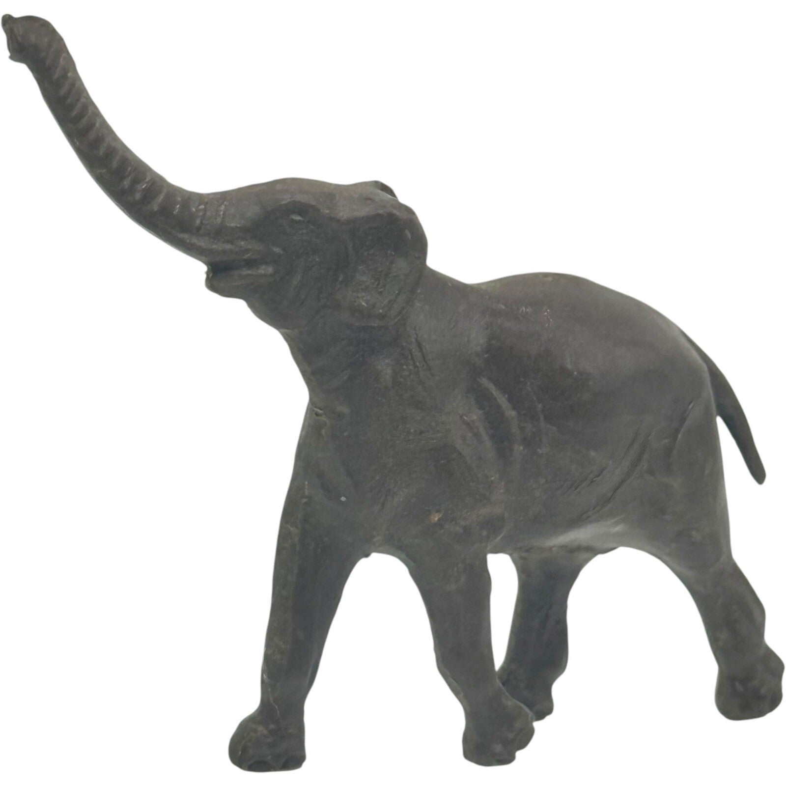 Elephant Statue Figurine Trunk Up Good Luck Decor Animal Accent Piece