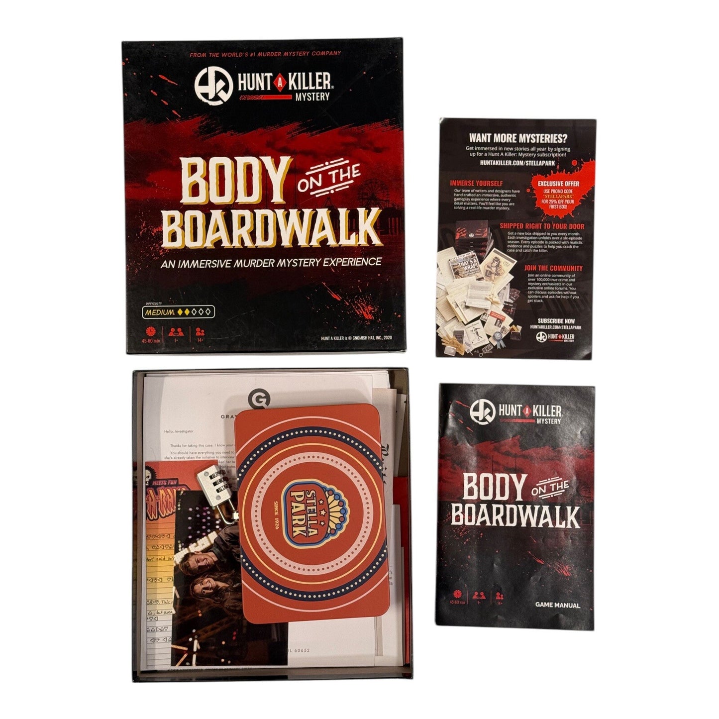 Hunt A Killer Body On The Boardwalk, Immersive Murder Mystery Game