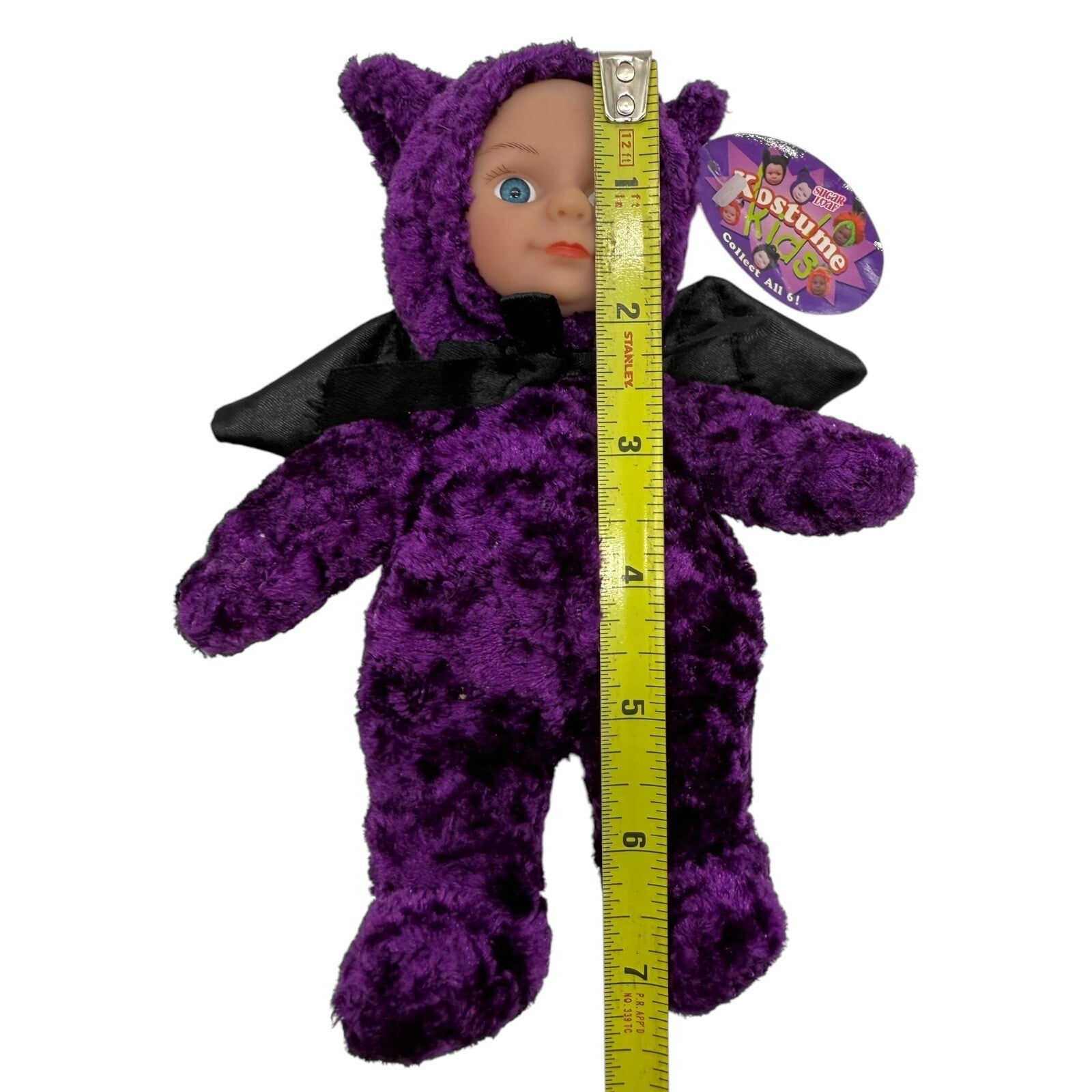 2PCS LOT Sugar Loaf Kids Jack o’ Lantern & Purple Bat Kostume Baby Plush Toys