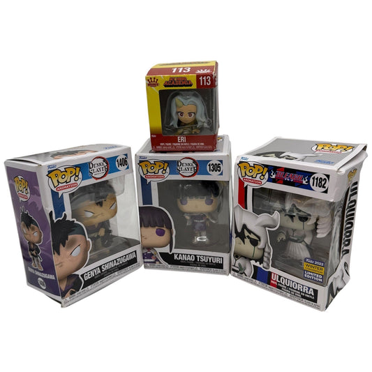 Funko Pop Anime Lot Demon Slayer Bleach MHA Minis Damaged Boxes Read