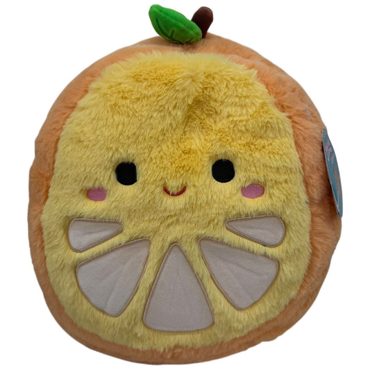 Squishmallows FuzzAMallows Orin Orange Slice Plush Fuzzy Stuffed Animal Toy