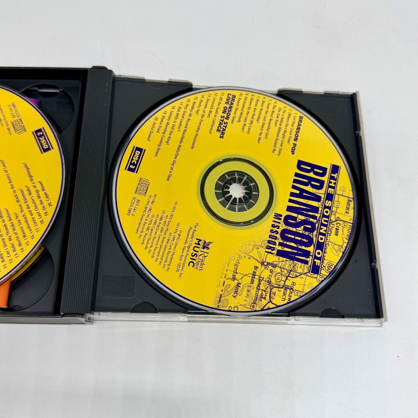 The Sound of Branson Missouri 3 CD Set Readers Digest Music 1997 Country Hits