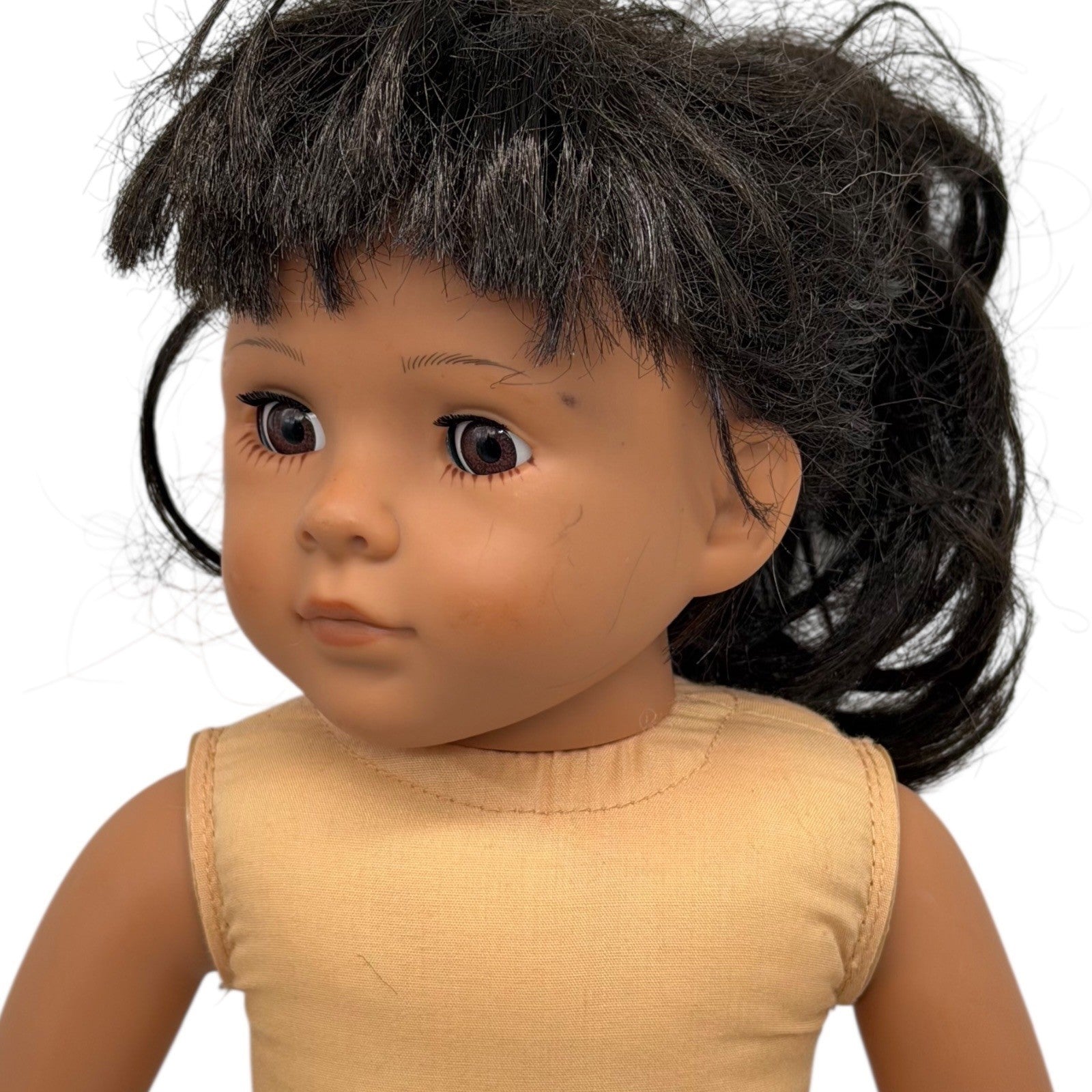 18 Inch Fashion Doll Brown Hair Sleep Eyes CITITOY GS125 Replacement