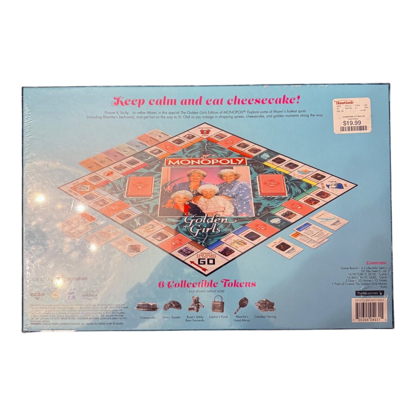 Monopoly: The Golden Girls Edition  Board Game