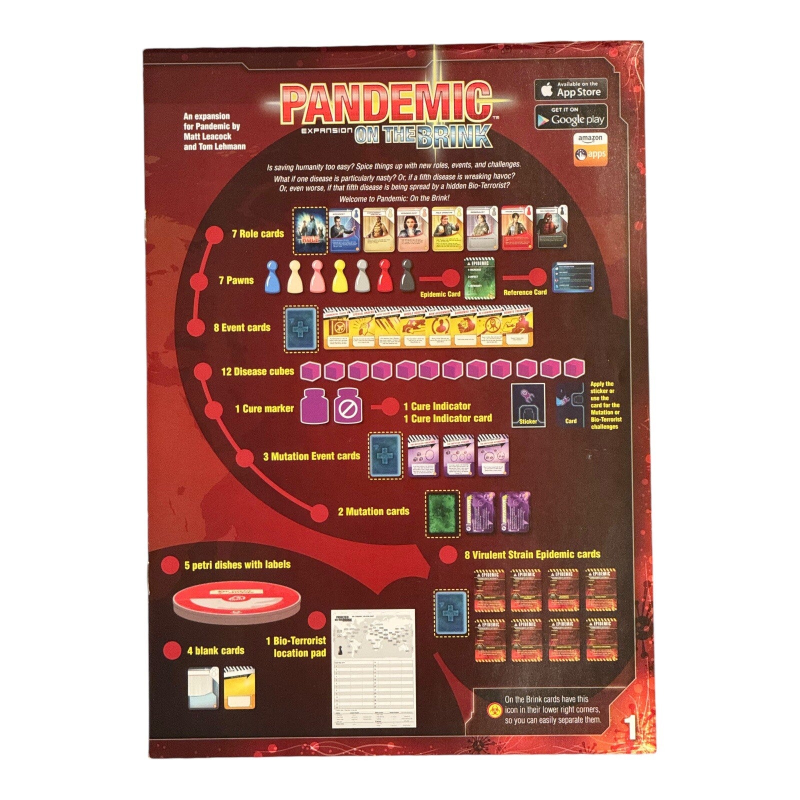Pandemic On The Brink Board Game Expansion