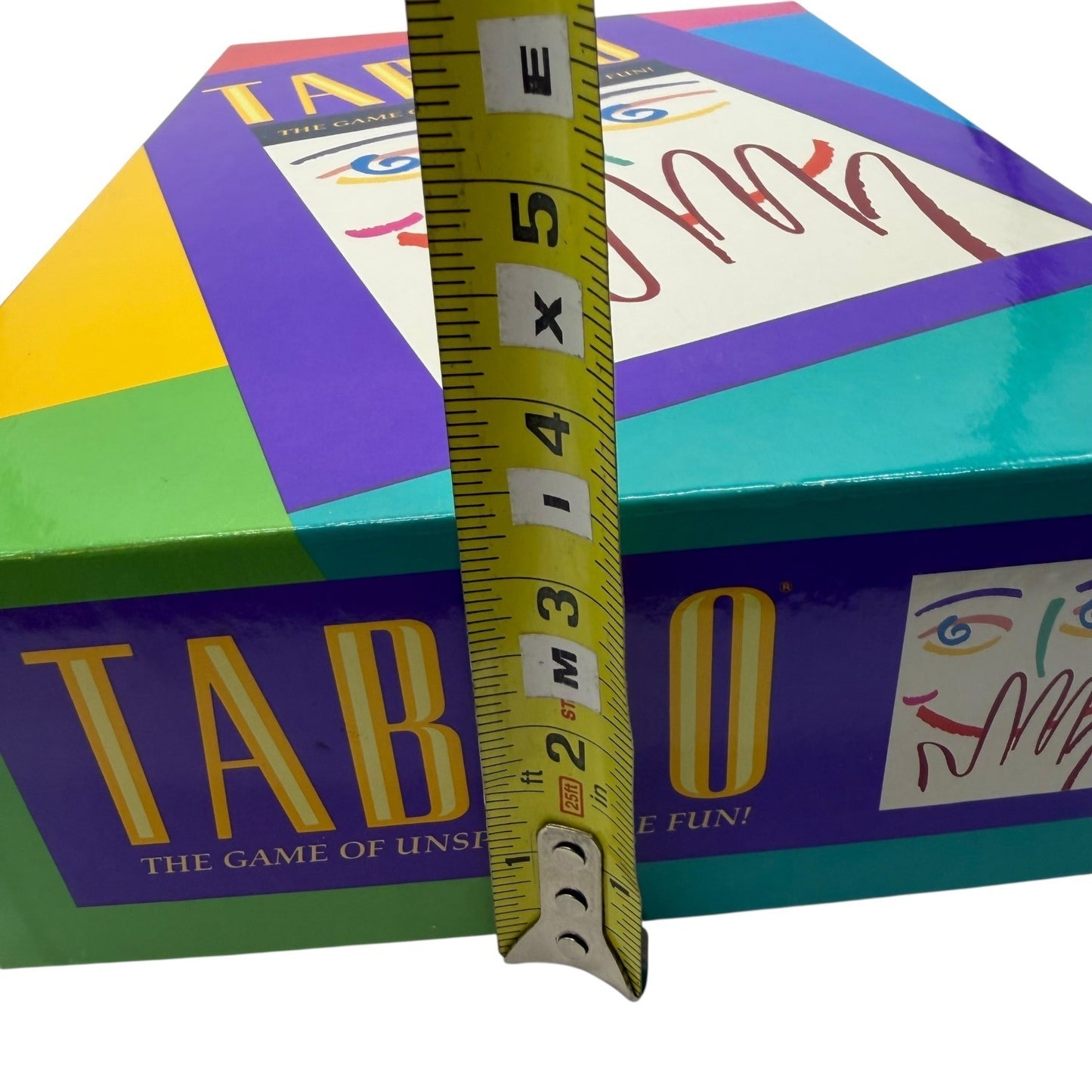 Taboo The Game of Unspeakable Fun Milton Bradley 1989 Vintage Party Game 4015