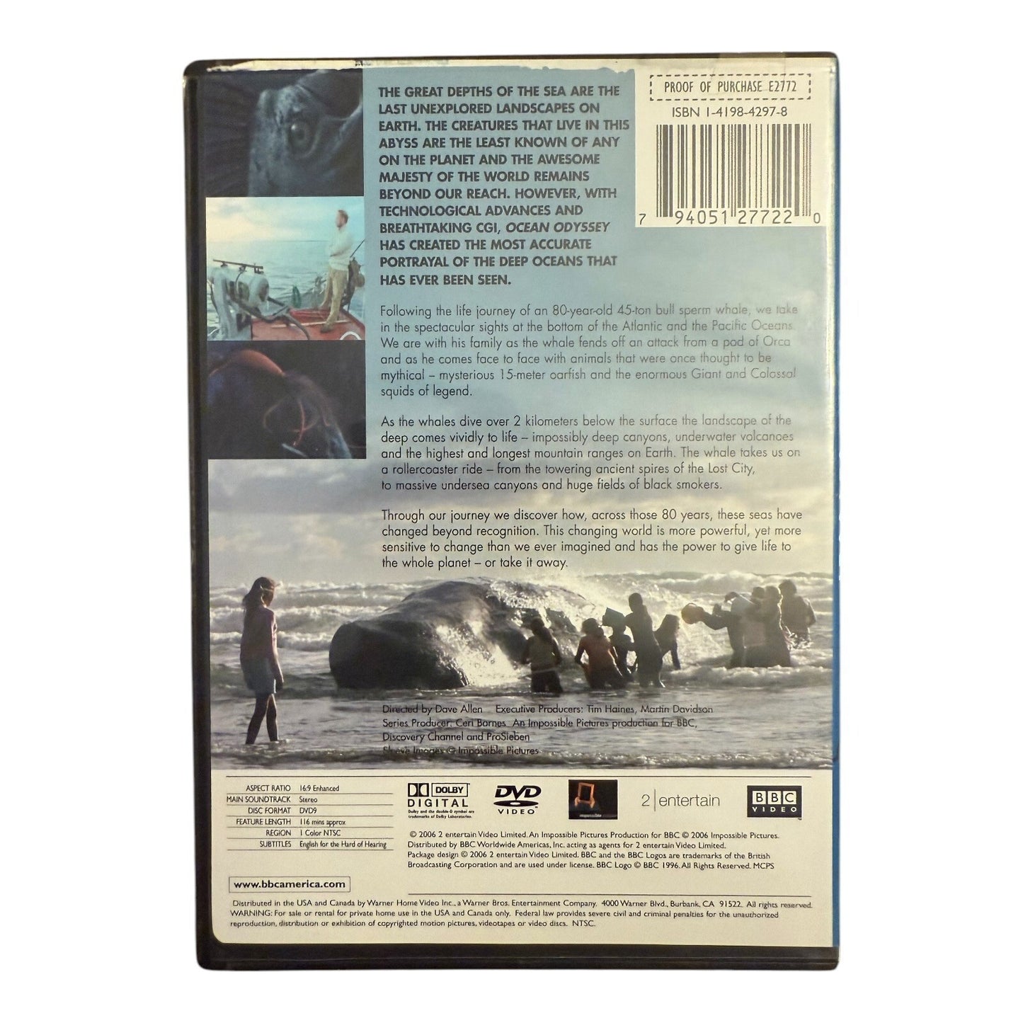 Sharks and the Sea BBC Earth Lot of 4 DVD set