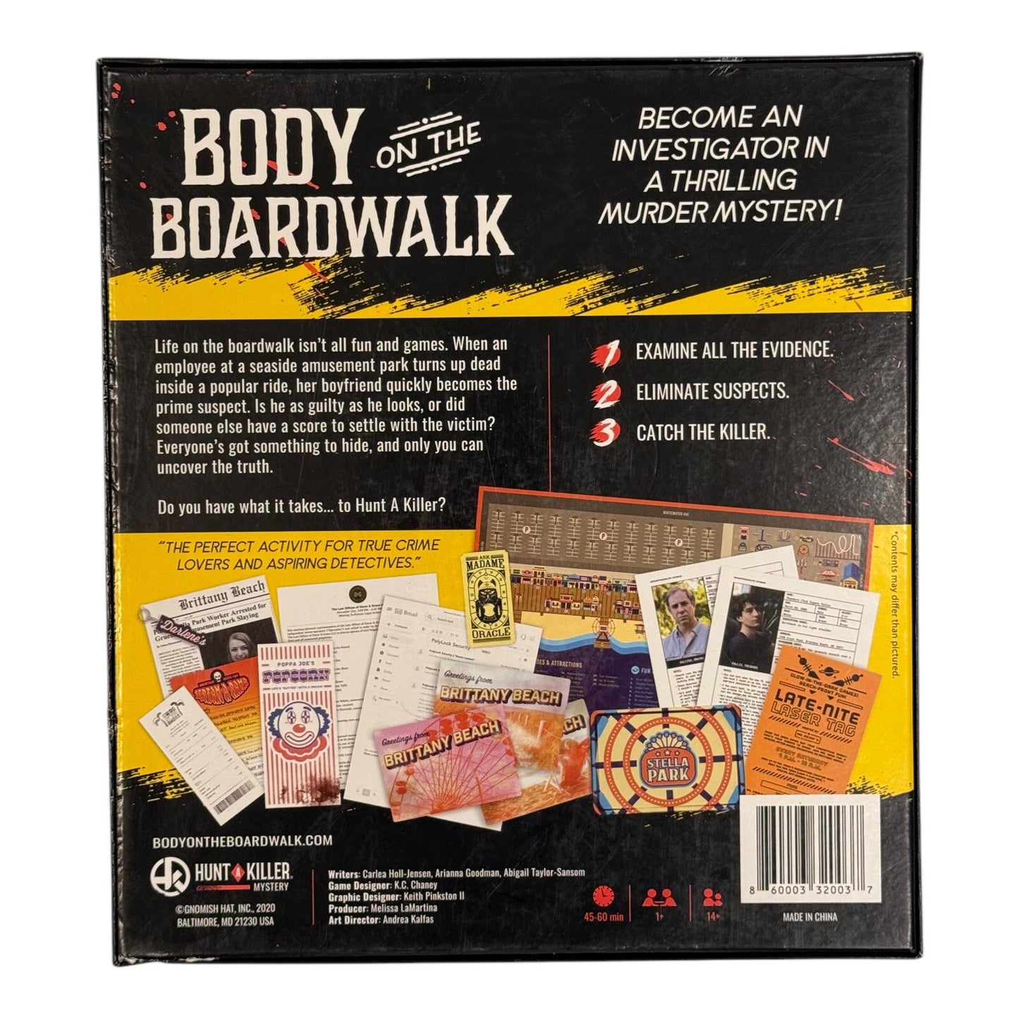 Hunt A Killer Body On The Boardwalk, Immersive Murder Mystery Game