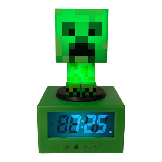 Minecraft Offical Licensed Creeper Icon Alarm Clock Features Minecraft Works