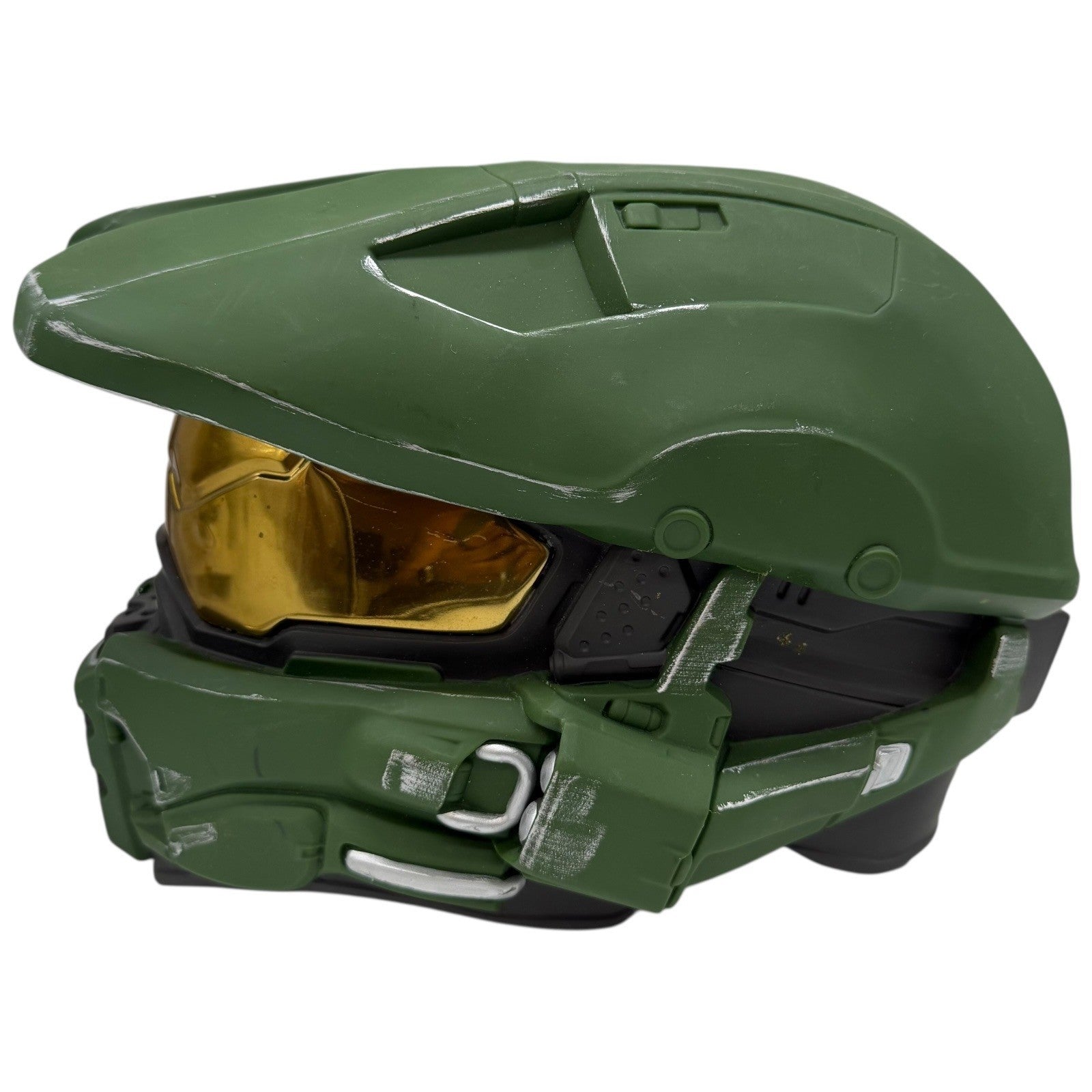 Halo Master Chief Helmet Replica Cosplay Prop Collectible Green Gold Visor