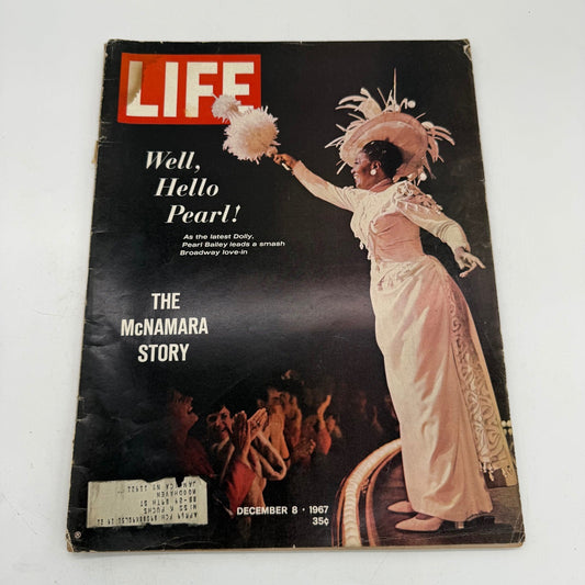LIFE Magazine December 8 1967 Pearl Bailey Hello Dolly McNamara Story Vintage