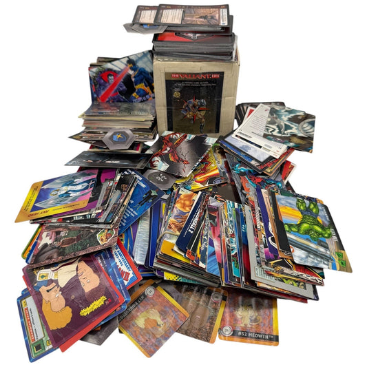 Mixed Lot Trading Cards Marvel Valiant DC Pokemon Digimon Image Impel Skybox