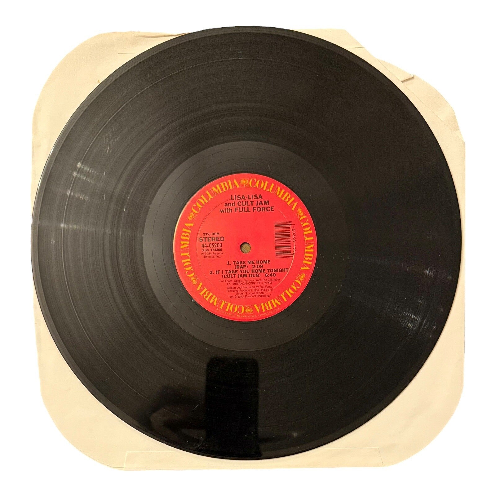 Lisa Lisa And Cult Jam With Full Force - I Wonder If I Take You Home 12” Vinyl