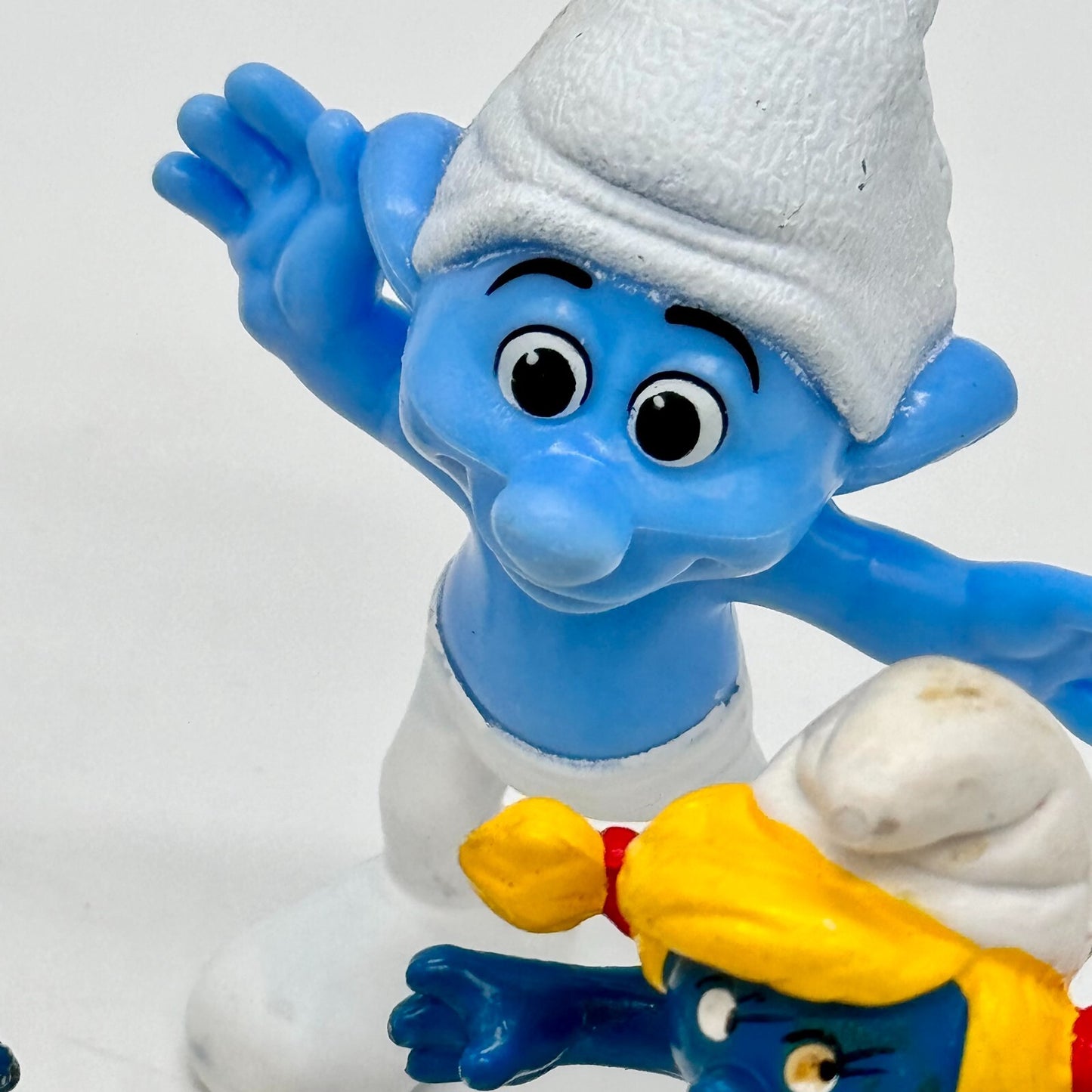 Lot of 8 Vintage Smurfs Figures – Schleich 1970s 1980s Smurfette & Others