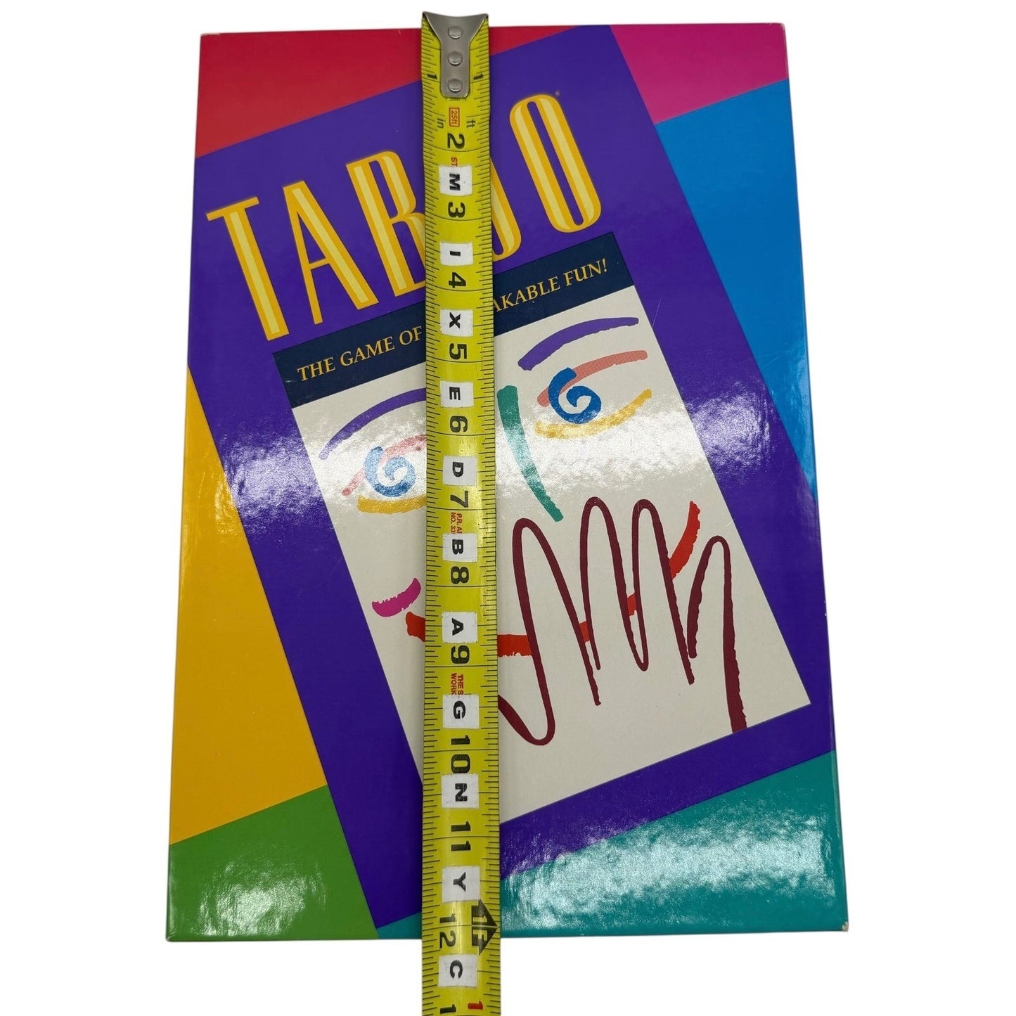 Taboo The Game of Unspeakable Fun Milton Bradley 1989 Vintage Party Game 4015