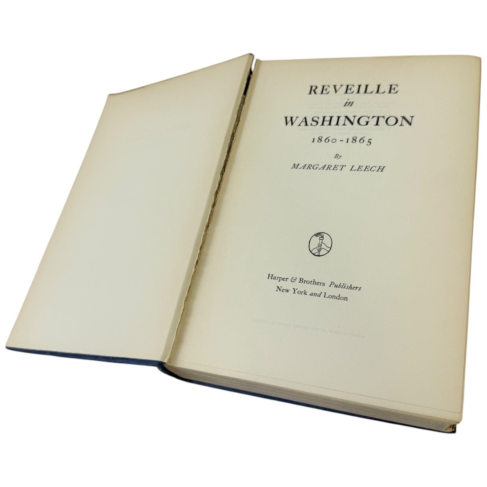 Reveille in Washington 1860-1865 Margaret Leech History Civil War Book 1940 VTG
