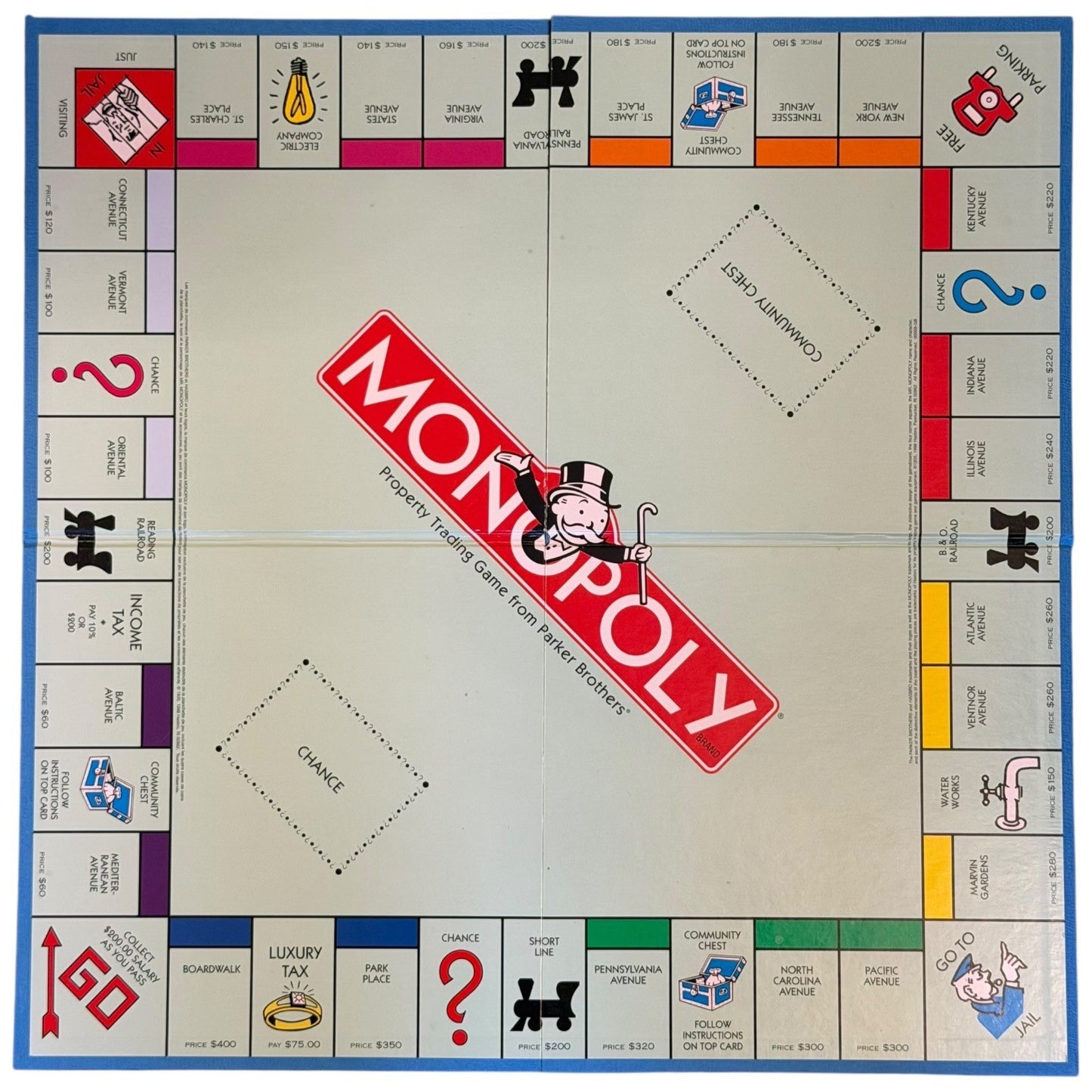 Monopoly Board Game Parker Brothers Classic Edition Property Trading Game