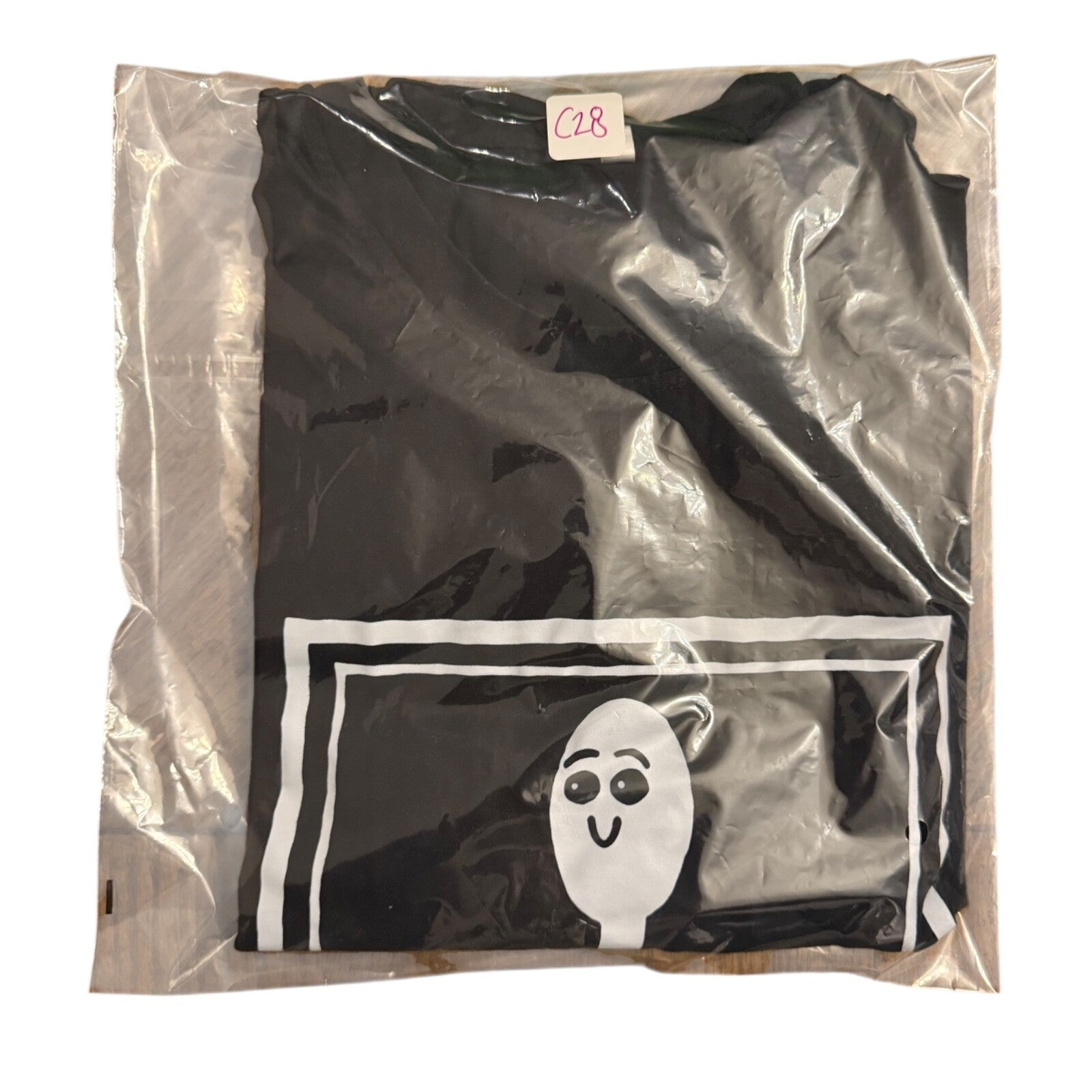 "Here's a Really Old Picture of Me (Picture of Sperm)" T-Shirt - XL Black