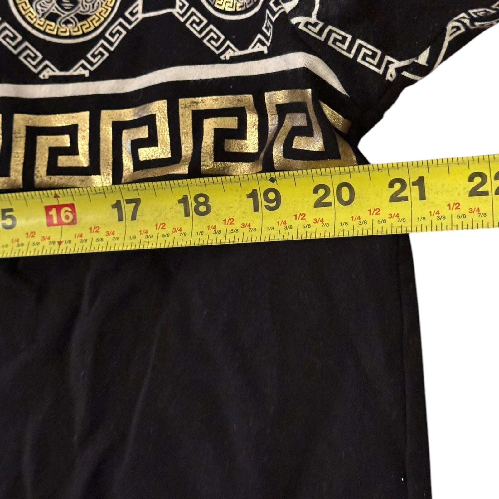Polo Shirt Mens 2XL - Italian Black/Gold/White Bucheli Stripe Logo Slim Fit