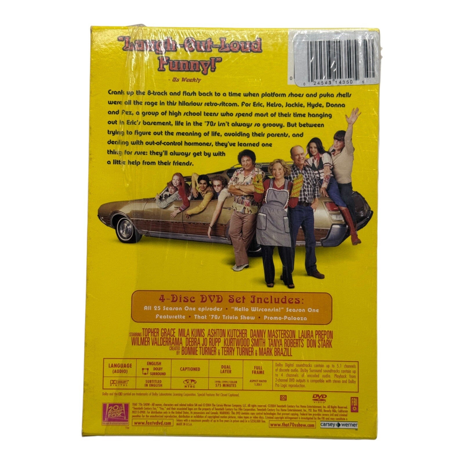 That 70s Show - Season 1 (DVD, 2004, 4-Disc Set)