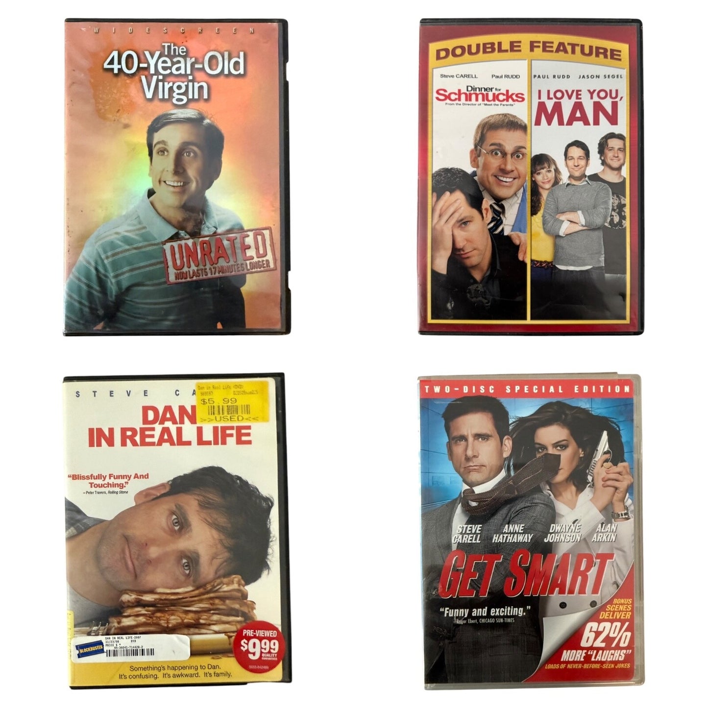 Steve Carell Five-Movie Comedy Night DVD Collection (Used)