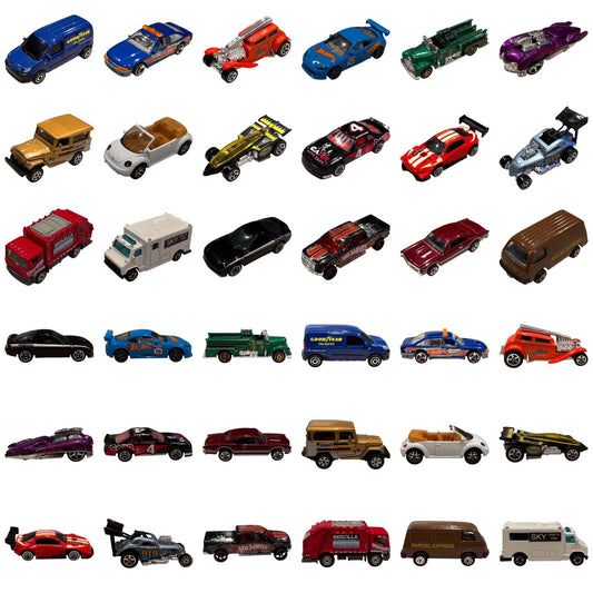 18 Loose Diecast Cars – Hot Wheels & Matchbox Collection Vintage to Modern