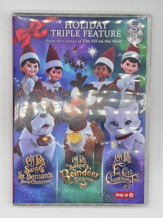 Elf on the Shelf Elf Pets: Holiday Triple Feature Blu Ray DVD Combo