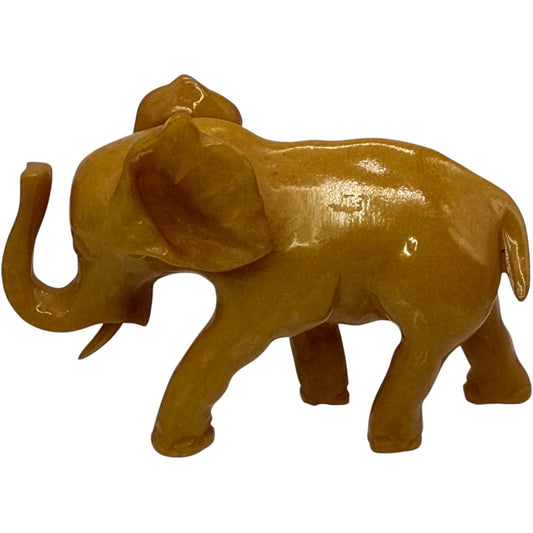 Elephant Figurine Statue Decor Vintage Style Animal Collectible Small
