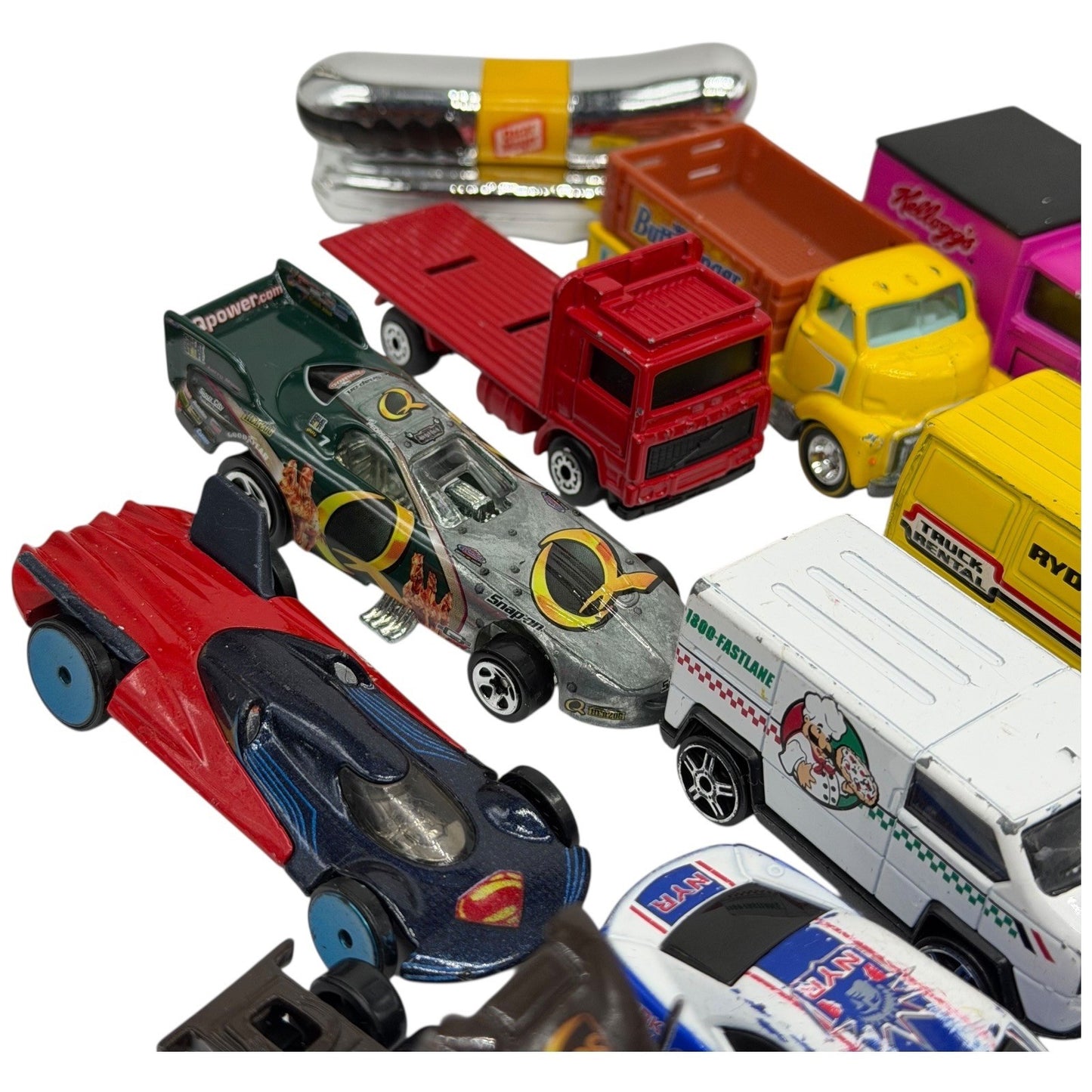 Vintage Hot Wheels Matchbox Diecast Car Lot of 35+ Mixed Brands 1970s–2010s Used