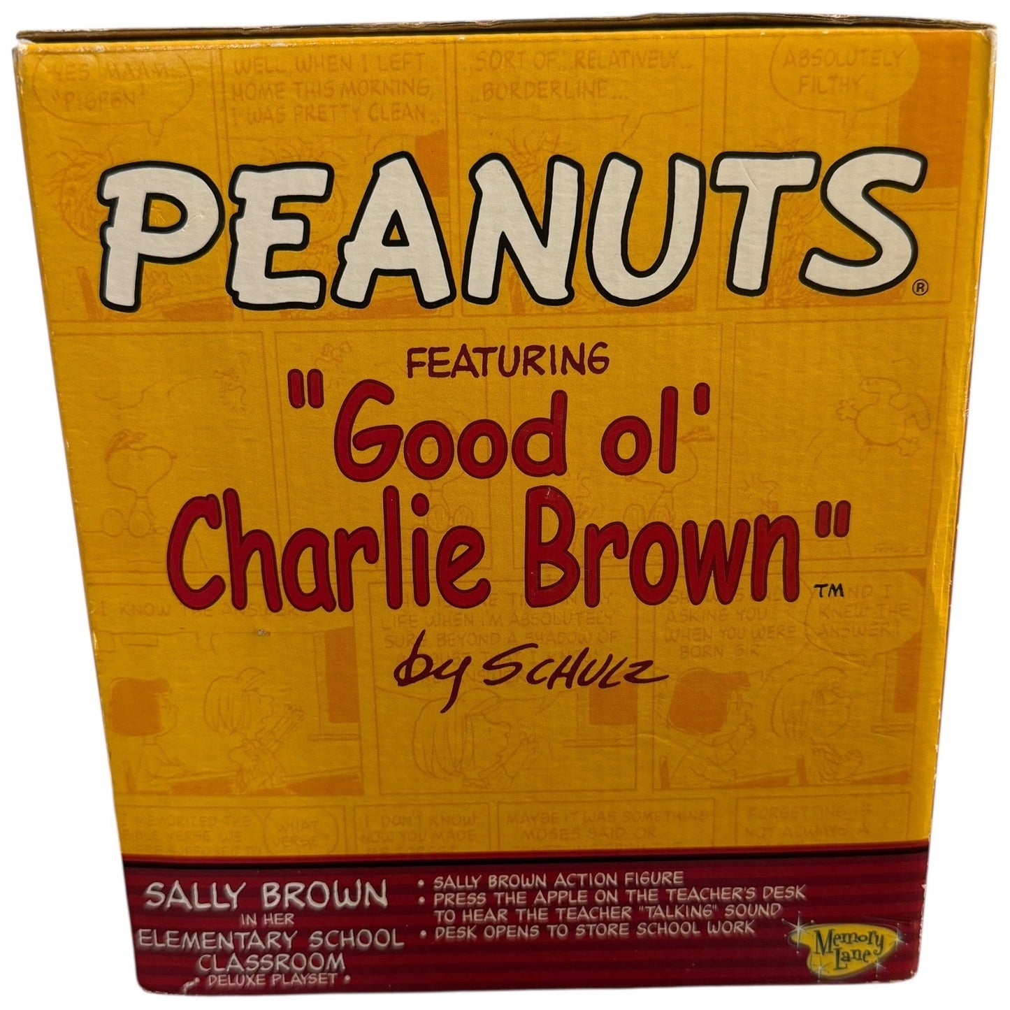 Peanuts Sally Brown Elementary School Classroom Deluxe Playset Schulz