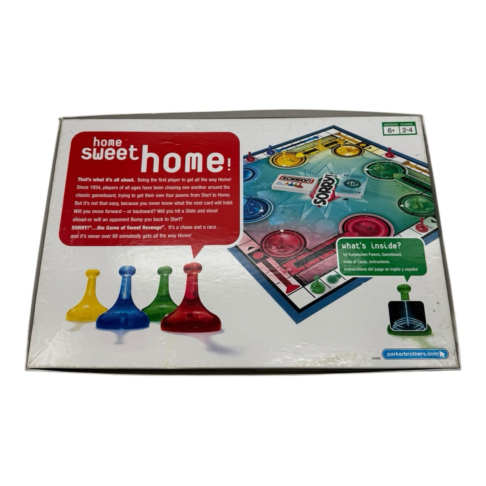 Sorry! Board Game 2005 – Hasbro Parker Brothers Family Sweet Revenge