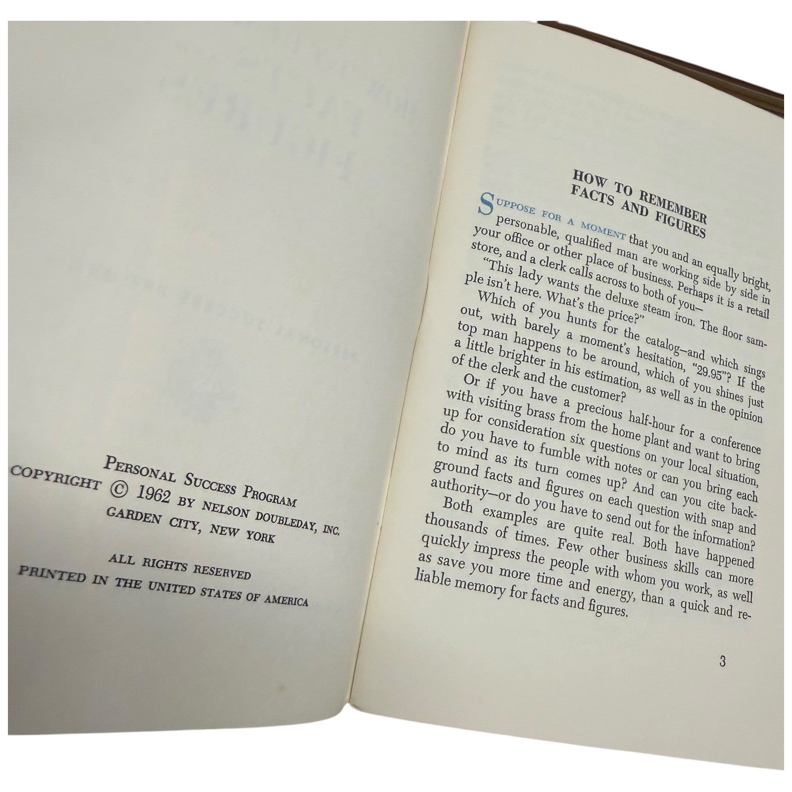 Nelson Doubleday Personal Success Program Vintage Book Set 1959-1963